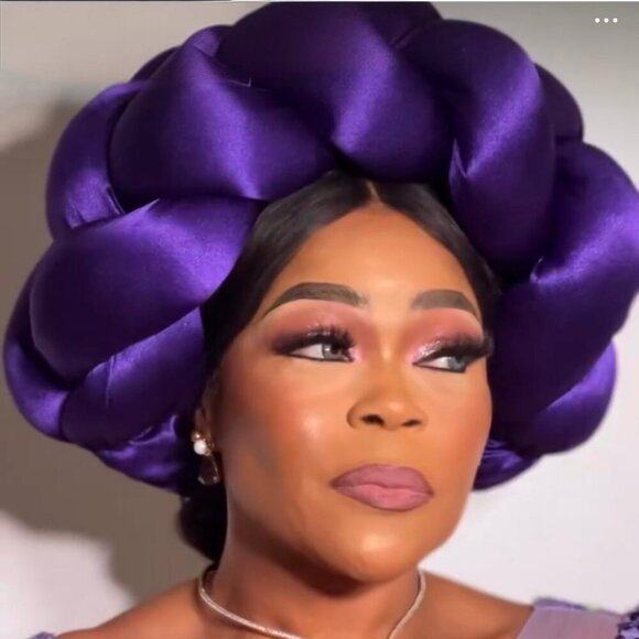 SOLD OUT!! HANDMADE Giant Braided African TURBAN Made in Nigeria HIGH Quality - Picture 6 of 8